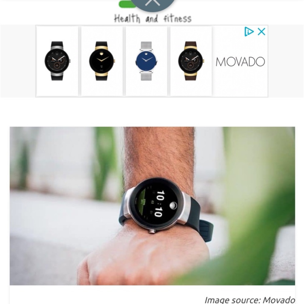 Movado connect nwt
